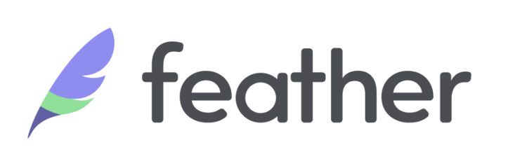 Logo of insurance consulting company Feather.