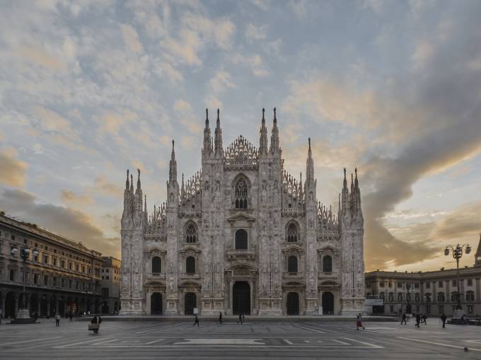 The Milan Cathedral.