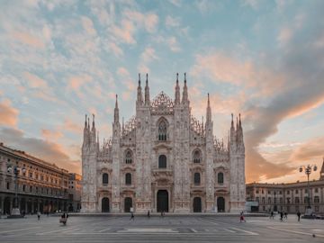 The Milan Cathedral.