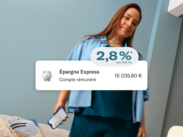 L'image montrait un taux d'intérêt de 2,8 % avec une femme en arrière-plan.