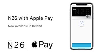 N26 app with ApplePay open on it.