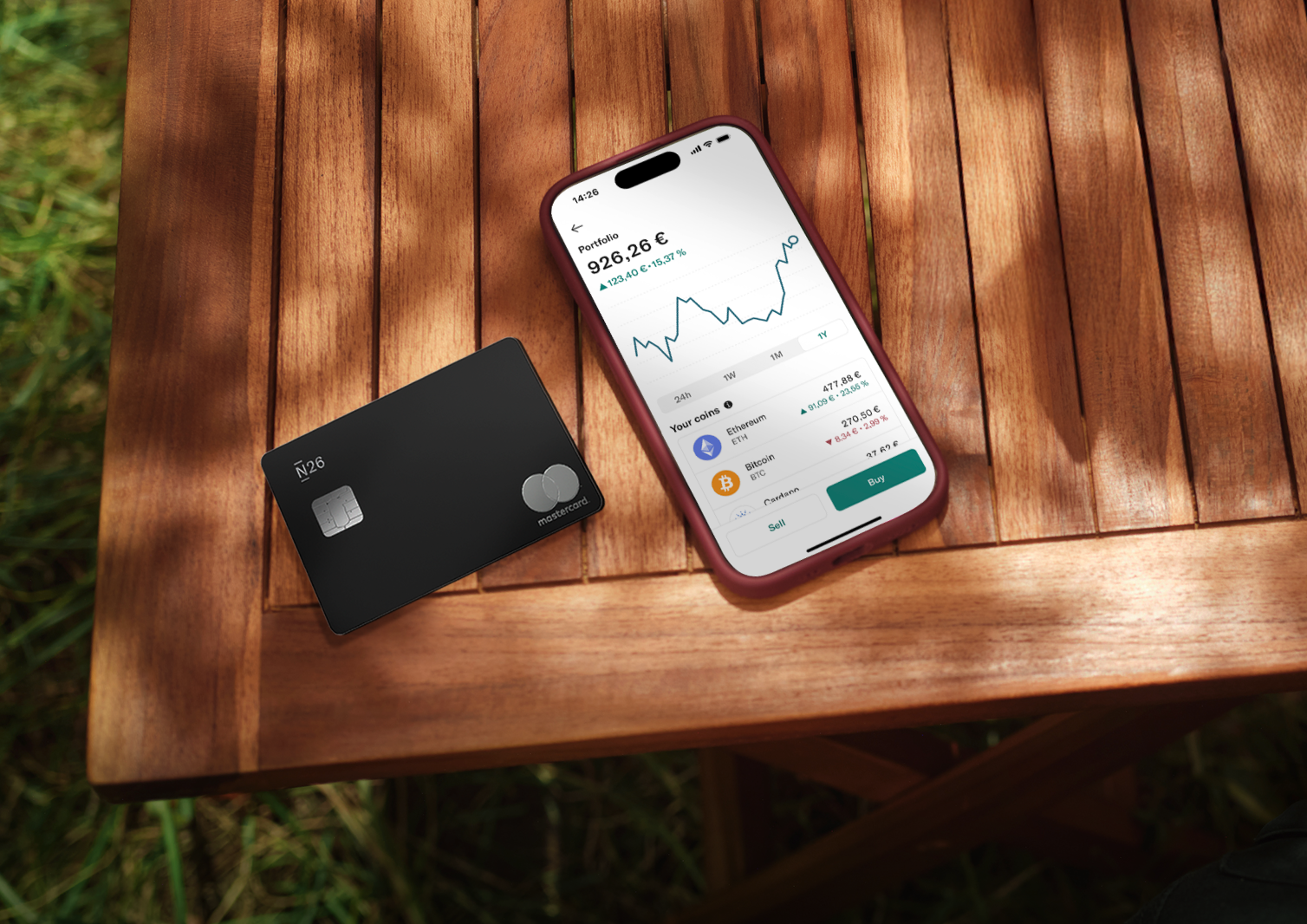 N26 Crypto: conveniently trade over 400 cryptocurrencies