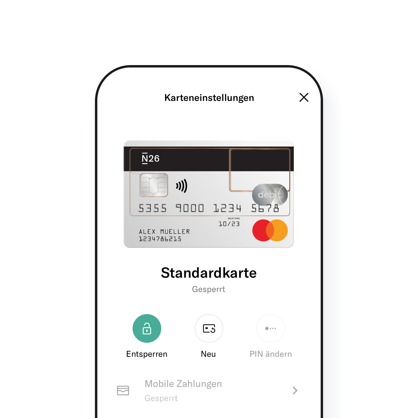 Die N26 Mastercard – Hol Dir Deine Karte Mit Dem N26 Konto — N26 ...