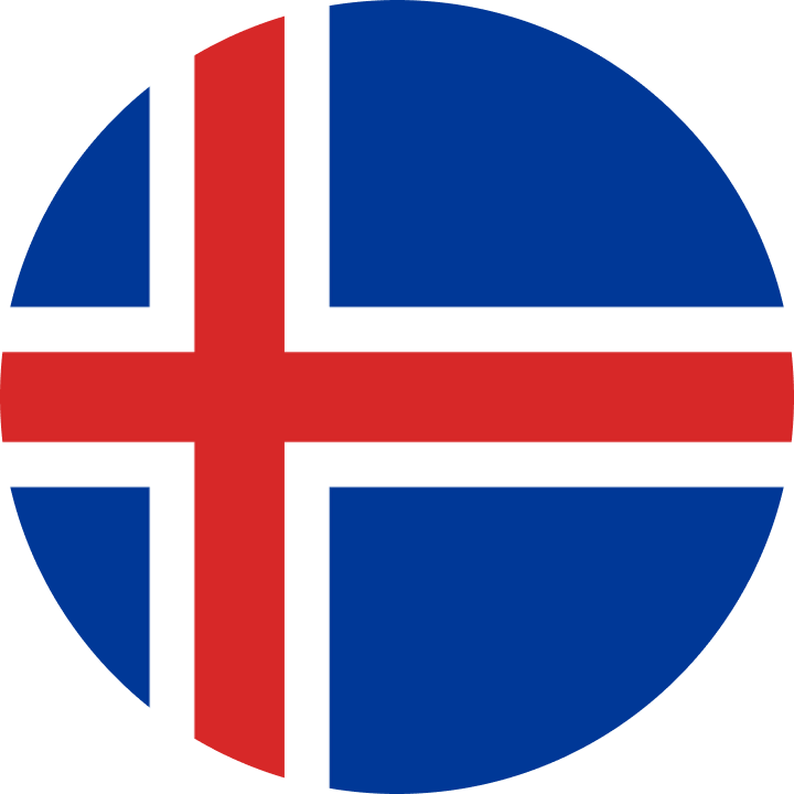 Flag of Iceland.