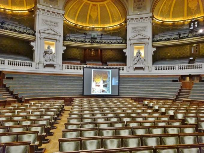 University lecture hall.