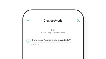 N26 - Cuenta bancaria - Chat de atención al cliente en la app.