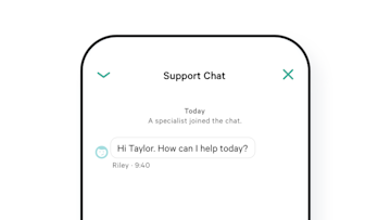 N26 Bank Account Customer Service Chat in App.