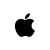 Apple logo.