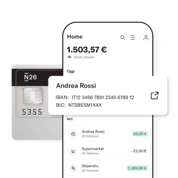 N26 app and card.