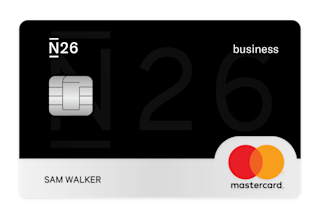 N26 Business Black Mastercard Card.