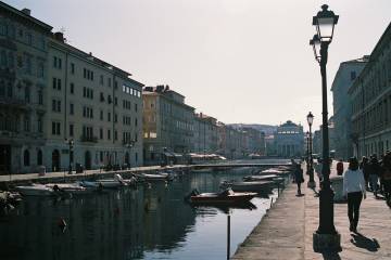 The Canal grande in Trieste.