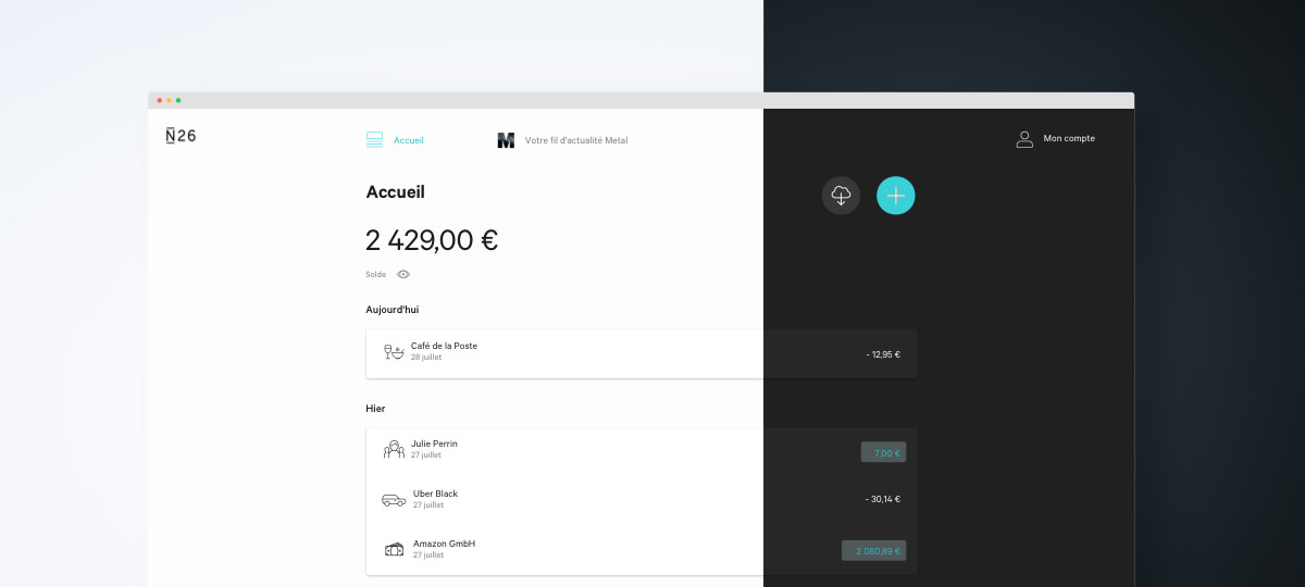 Découvrez la nouvelle version de la WebApp N26 — N26 France