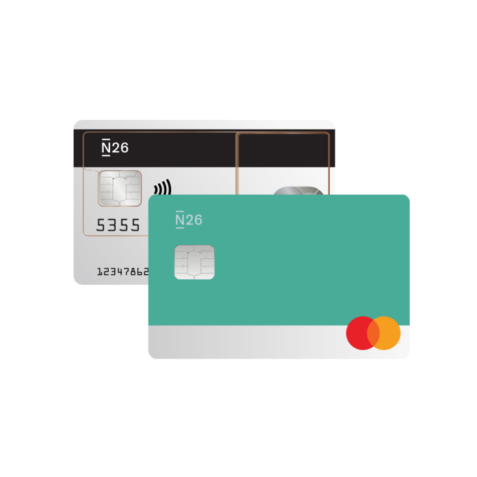 N26 standard and N26 You debit cards.