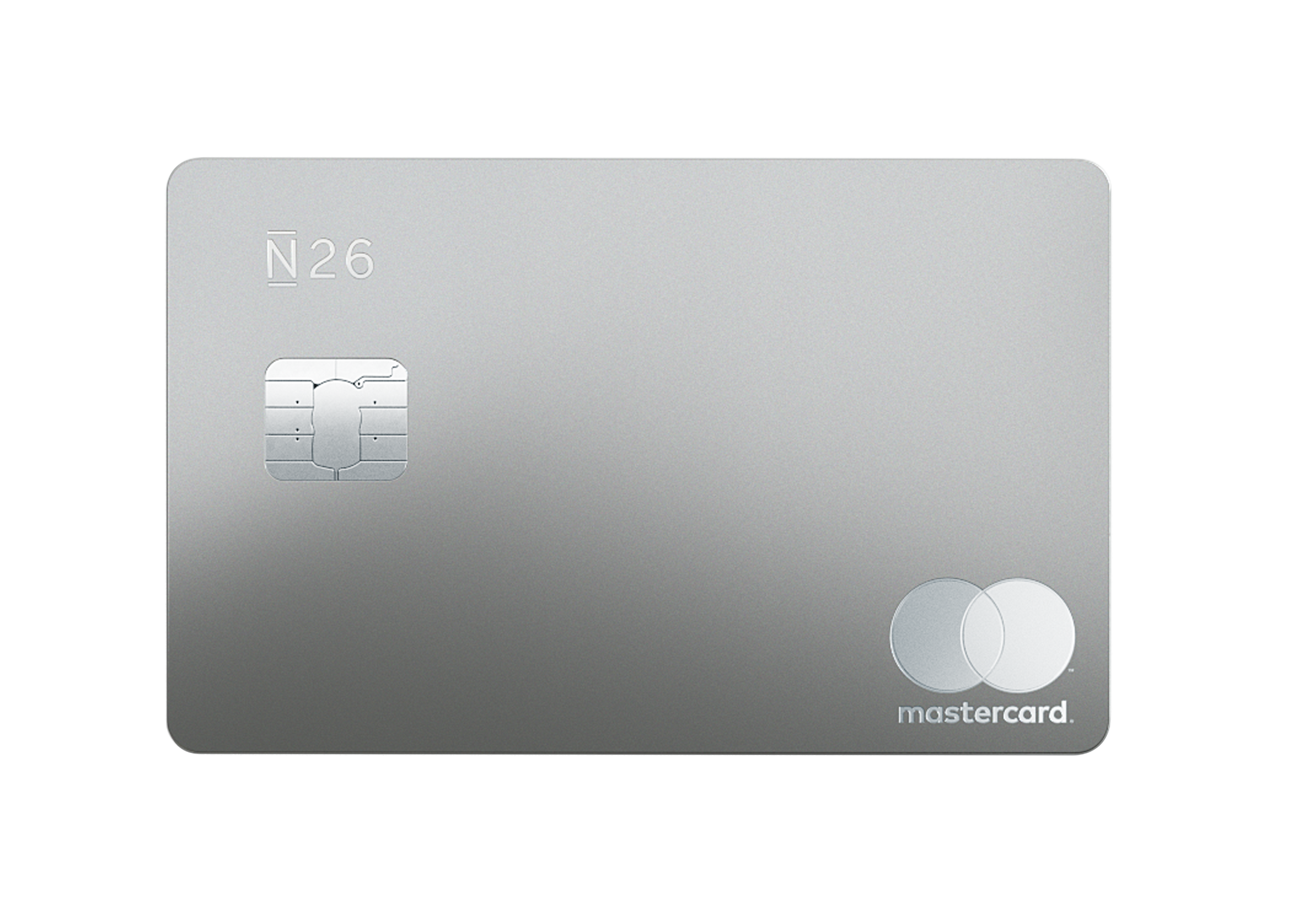 N26 - Prensa - Imagen de nuestra tarjeta premium Metal en gris perla