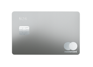 N26 - Prensa - Imagen de nuestra tarjeta premium Metal en gris perla.