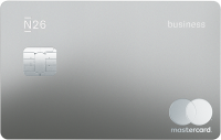 Gray N26 Business Metal card.
