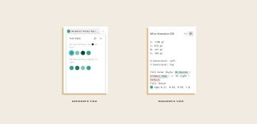 Image showing the different between the designer's and engineer's view and preview in Figma.