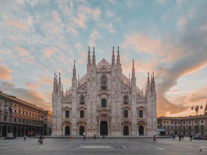 The Milan Duomo.