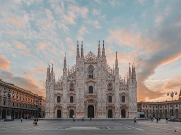 The Milan Duomo.