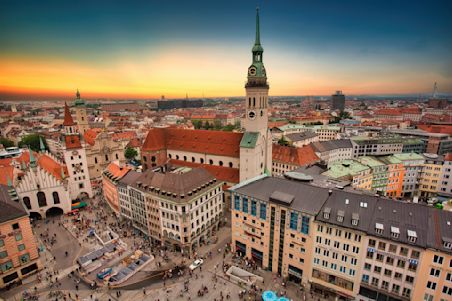 Skyline de Munich.