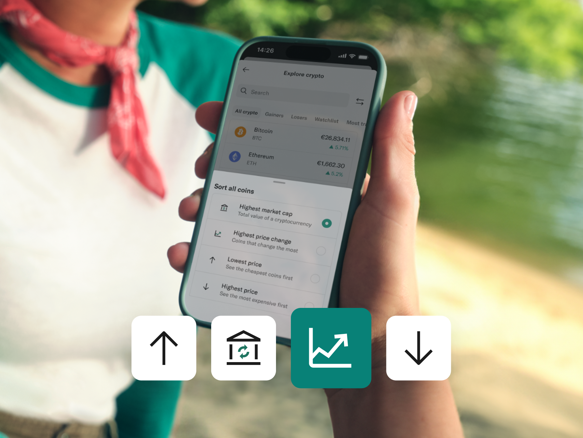 N26 in Belgium offers a crypto trading platform