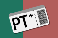 Portugal flag and barcode.