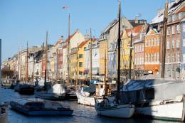 photo de Nyhavn à copenhague.