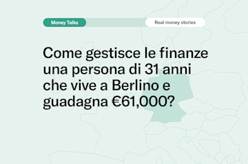 Una grafica della mappa della Germania che mostra come un trentunenne guadagna 61.000 euro all'anno.