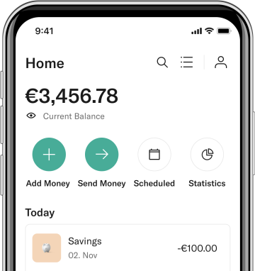 N26 App on smartphone.