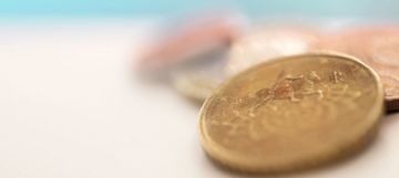 50 cent coin.