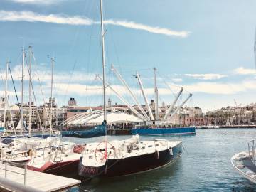 Il porto di Genova.