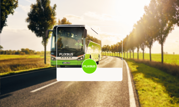 FlixBus sur la route.
