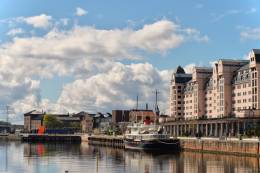 picture of oslo port.