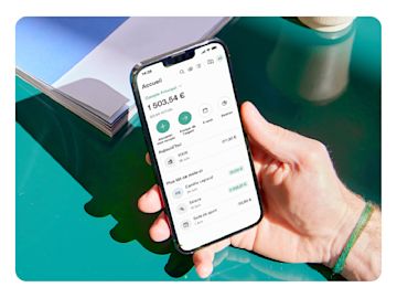 Home screen of the N26 app.