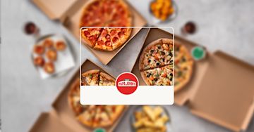 Disfruta de hasta un 20 % de descuento en Papa John's.