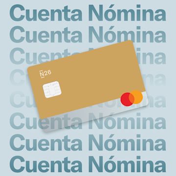Tarjeta de débito de la Cuenta Nómina N26.
