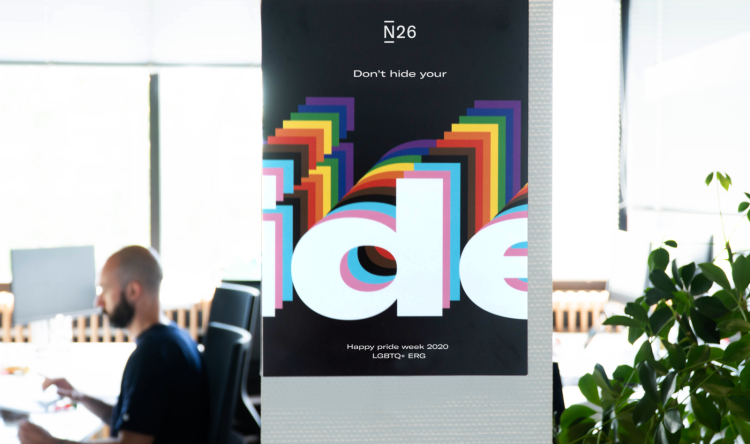 N26 Don't hide your pride posters.