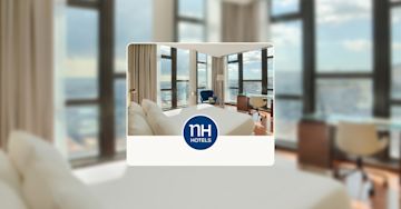 Disfruta de hasta un 15 % de descuento en NH Hotels y consigue hasta 15 puntos NH Rewards.