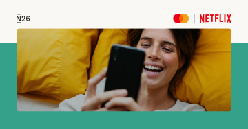 Get €15 cashback on your Netflix subscription with your N26 Mastercard.
