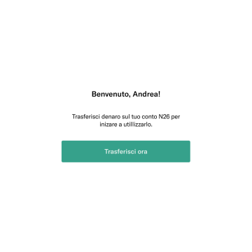 N26 Instant Top Up notification on a smart phone.