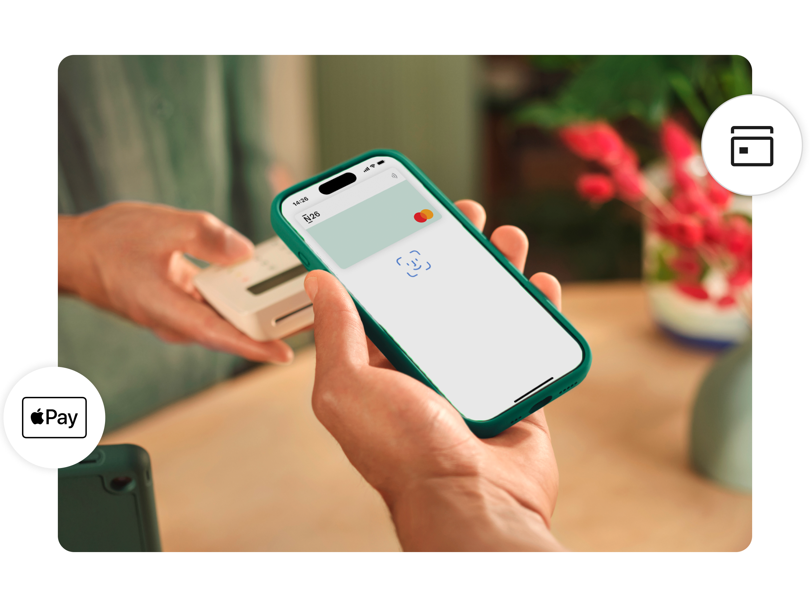 Securely tap and pay with Apple Pay
