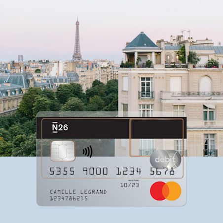 Vista de París con la Torre Eiffel de fondo.