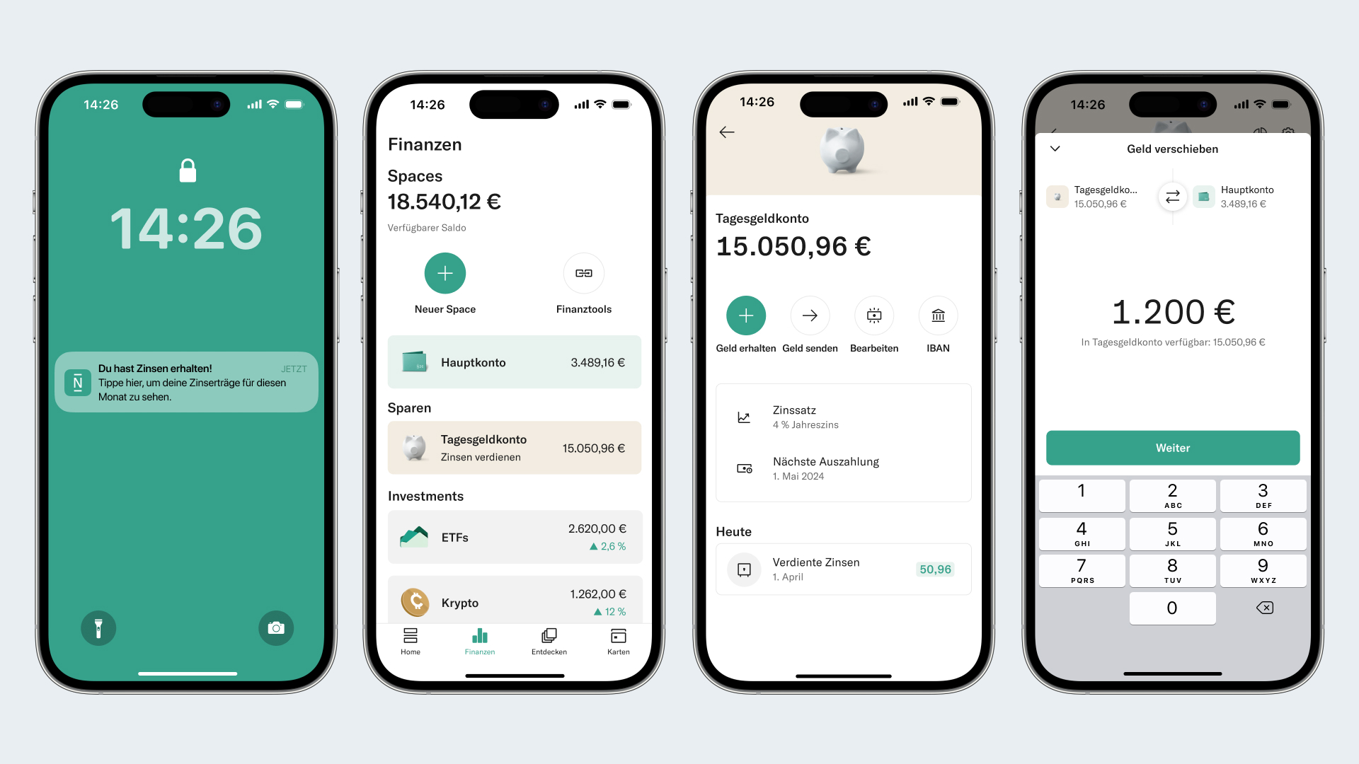 Tagesgeld AT Product Stills.