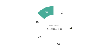 N26 - Categorizzazione delle transazioni del conto corrente ai fini delle statistiche.