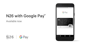 Google Pay open in the N26 app.