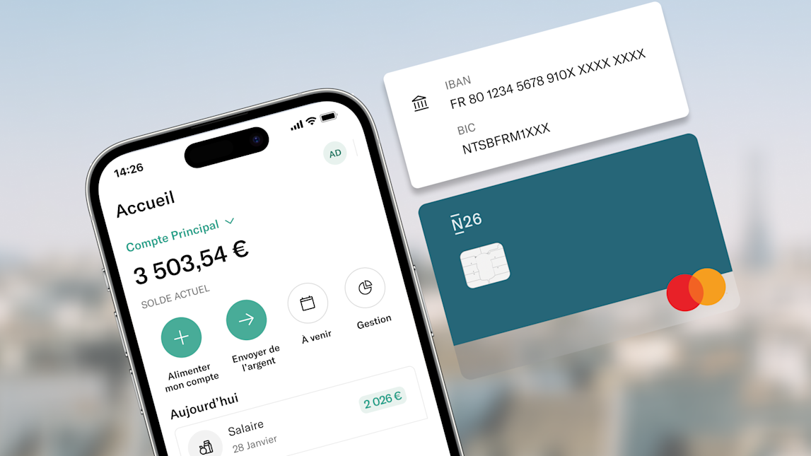 L’IBAN français débarque chez N26