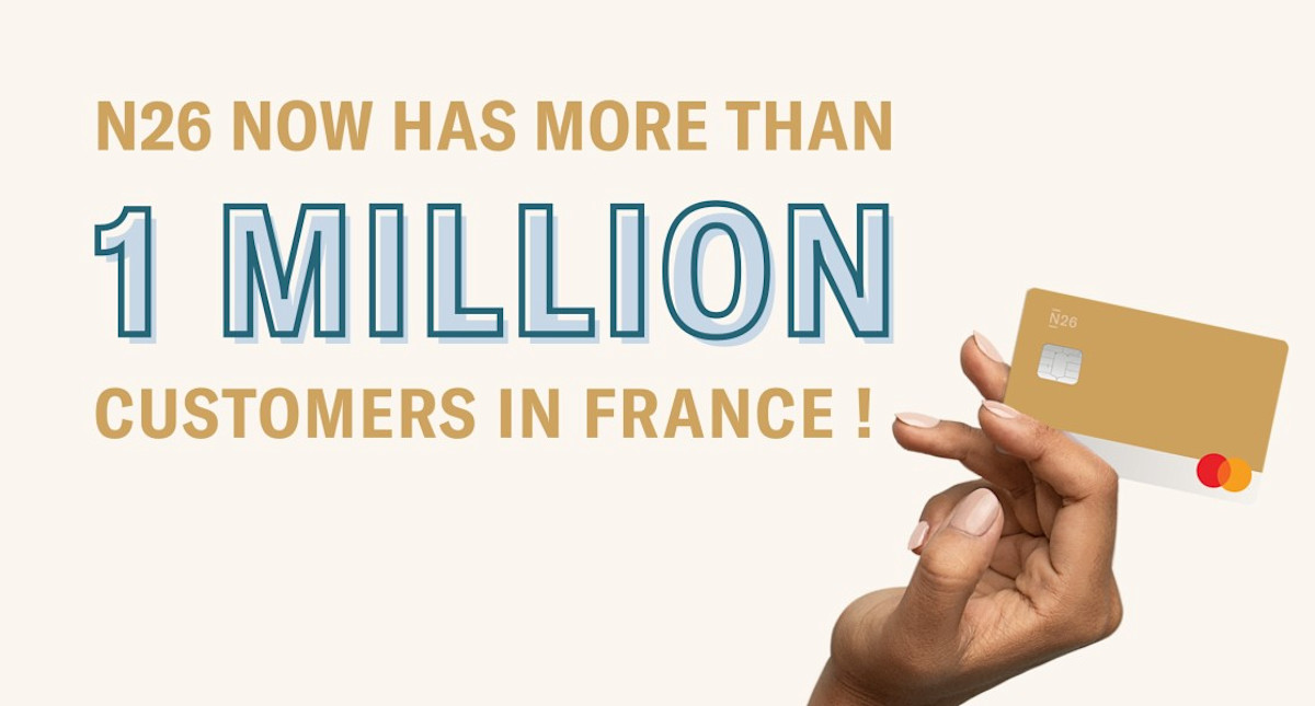 N26 now has over 1 million customers in France