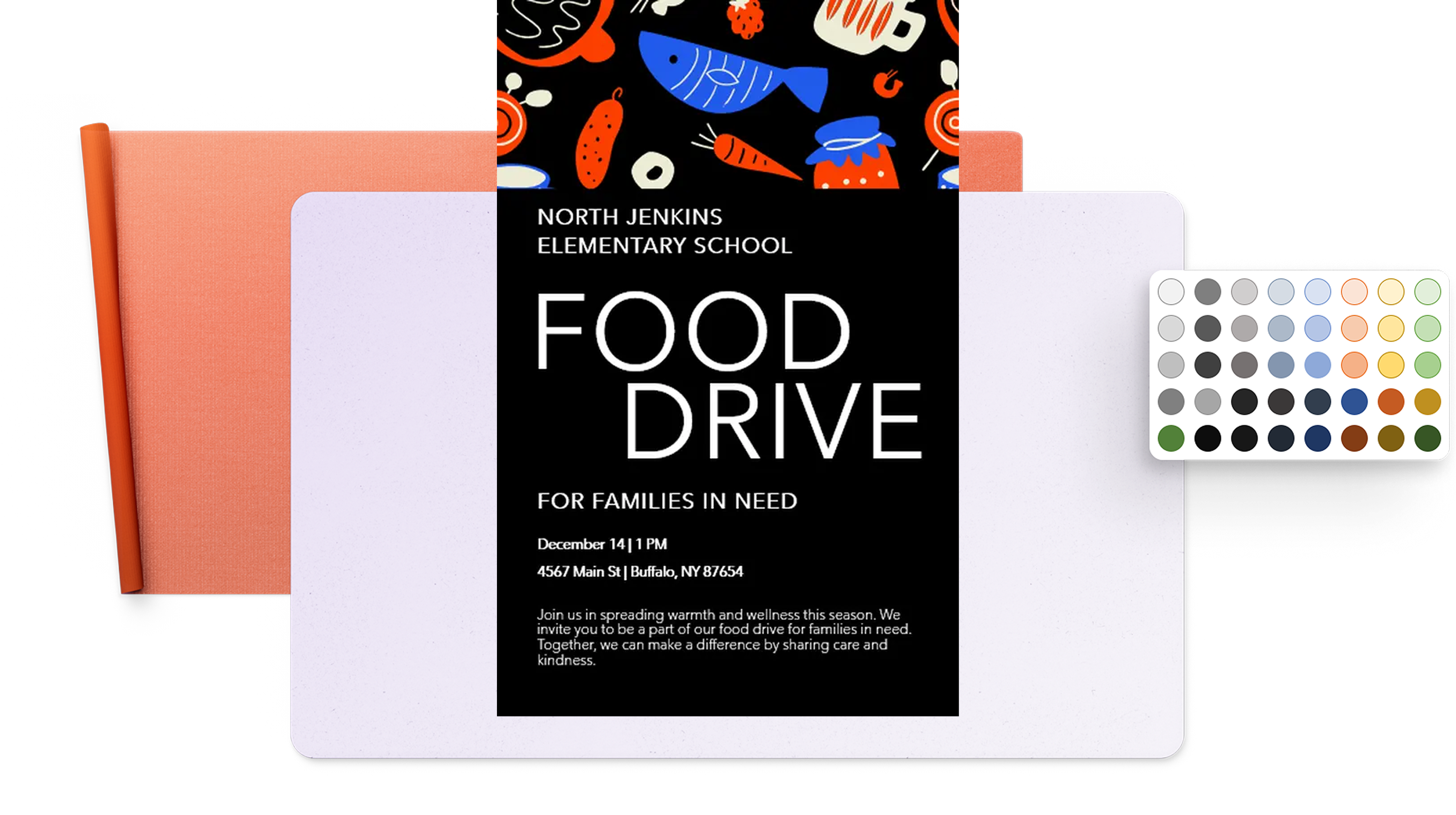 Free flyer and poster templates for PowerPoint | Microsoft PowerPoint, image size:4676x2618