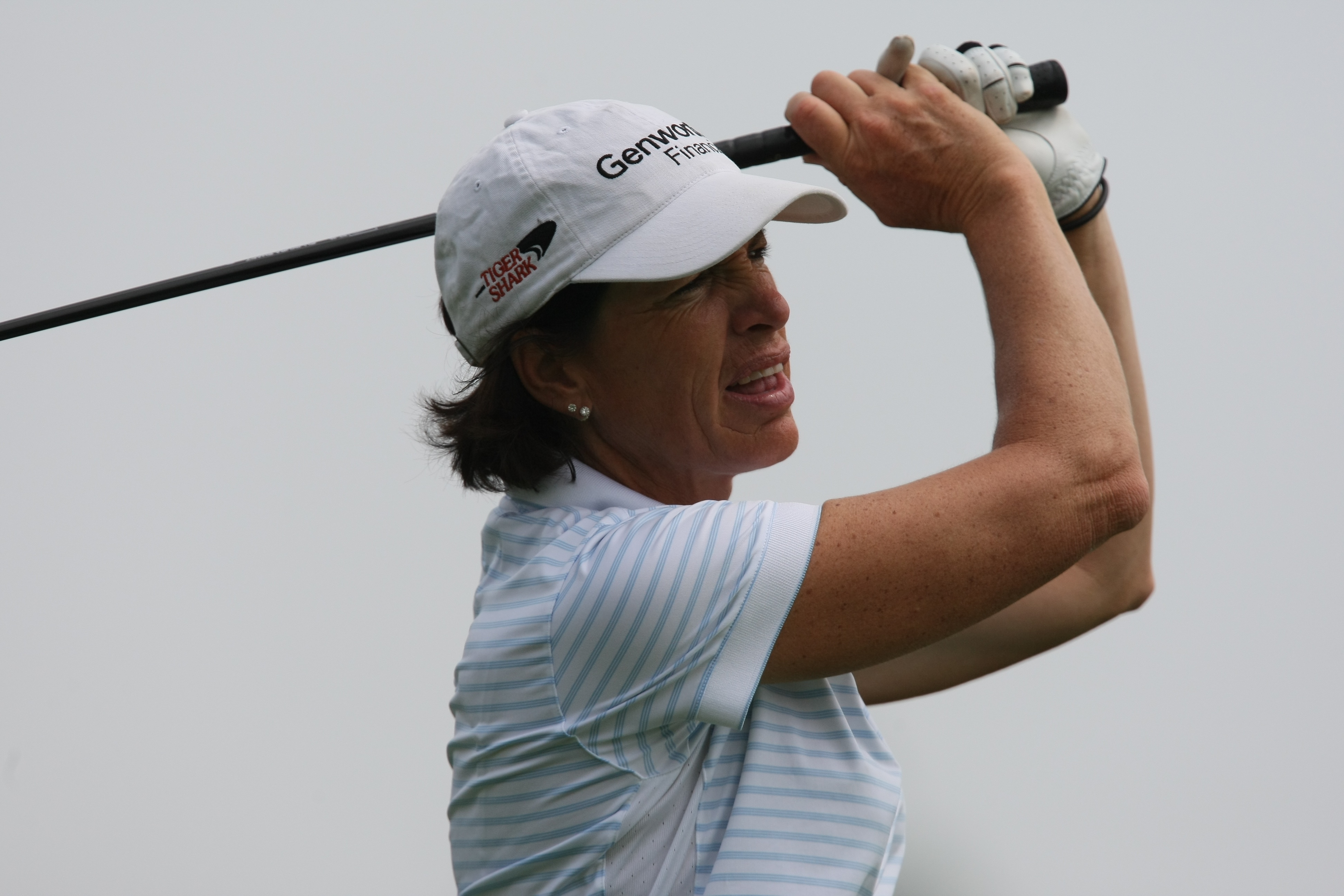 Juli Inkster during the Pro-Am before the 2009 LPGA Championship at Bulle Rock. Photo by Keith Allison via Wikimedia Commons (originally Flickr), licensed CC BY-SA 2.0.