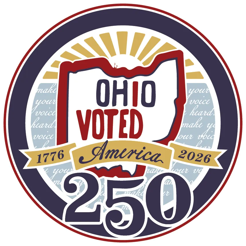Ohio's America 250 I Vote Sticker